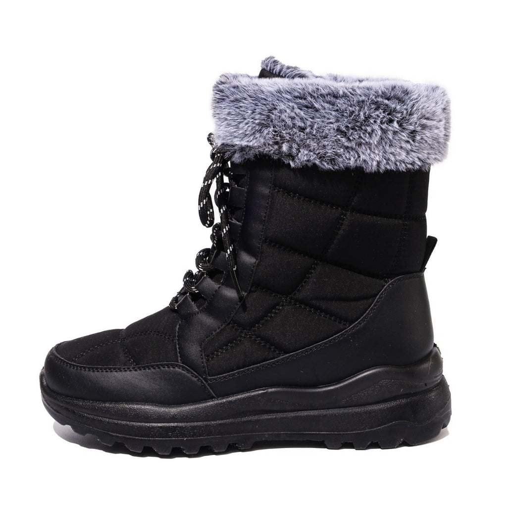 Women's High-top Snow Boots Fleece-lined Non-slip Waterproof Boots