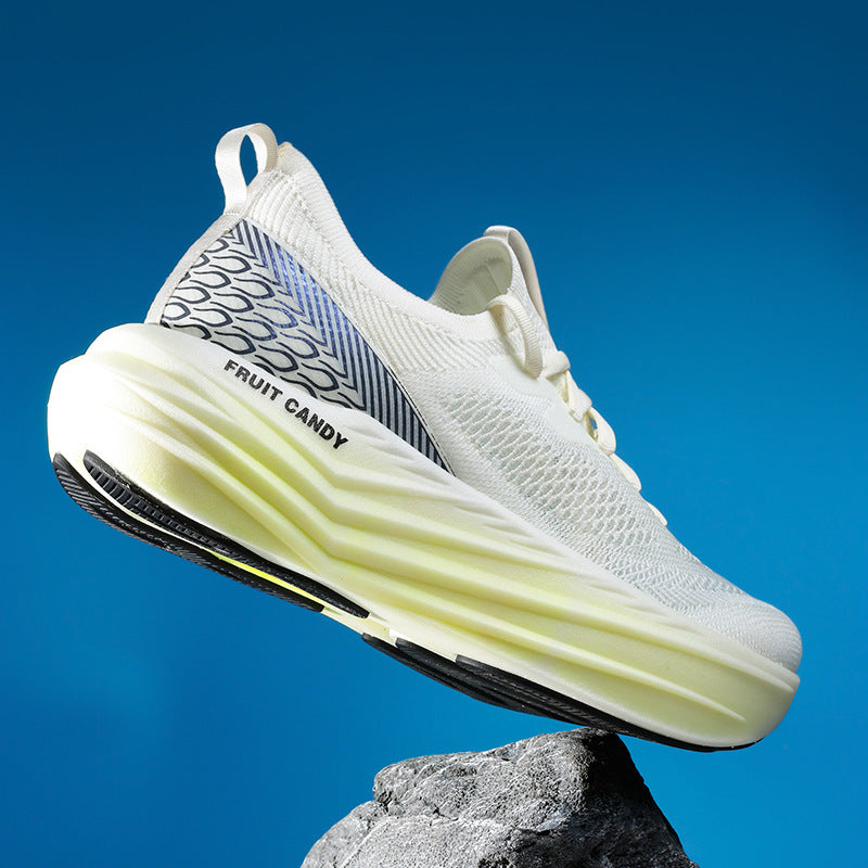 Summer Road Running Shoes Shock Absorption Breathable Mesh Surface