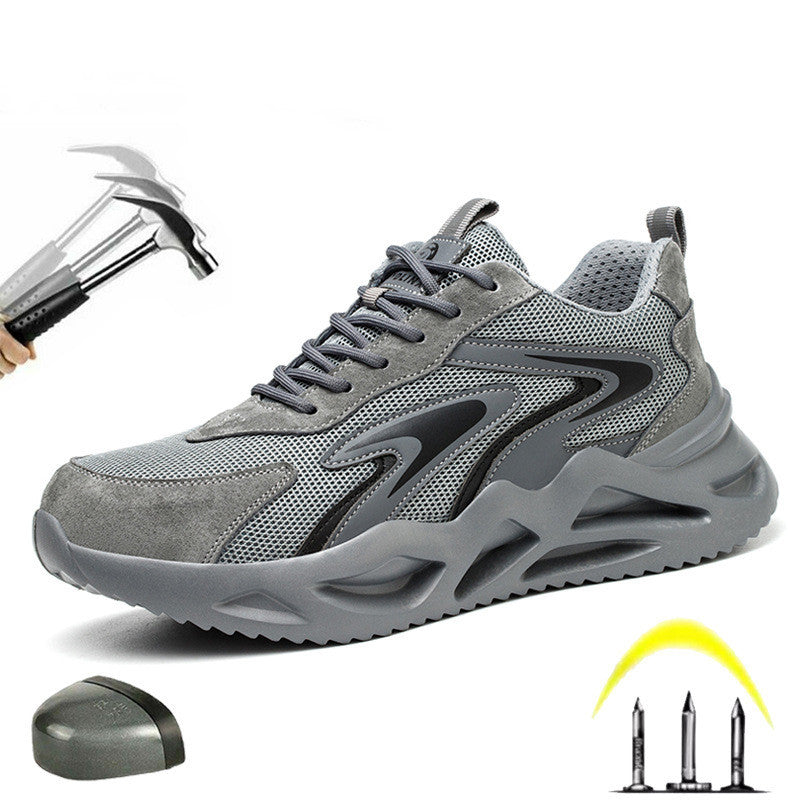 Attack Shield And Anti-stab Breathable Soft Four Seasons Non-slip Protective Footwear