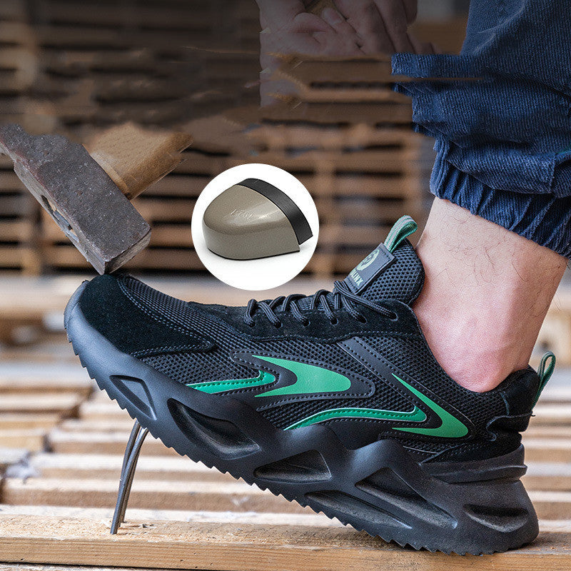 Attack Shield And Anti-stab Breathable Soft Four Seasons Non-slip Protective Footwear