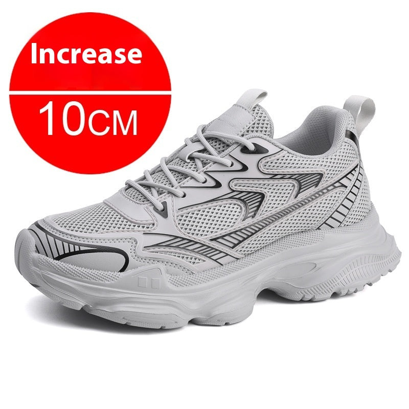 Men's Casual Breathable Invisible Height Increasing Shoes