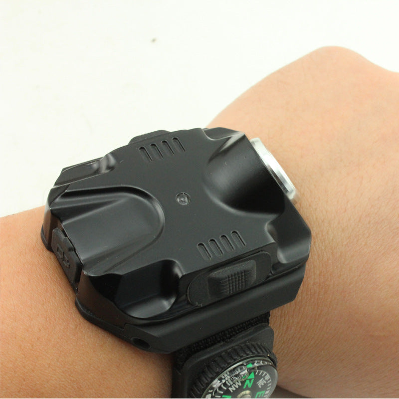 Outdoor LED Rechargeable Wrist Watch Light