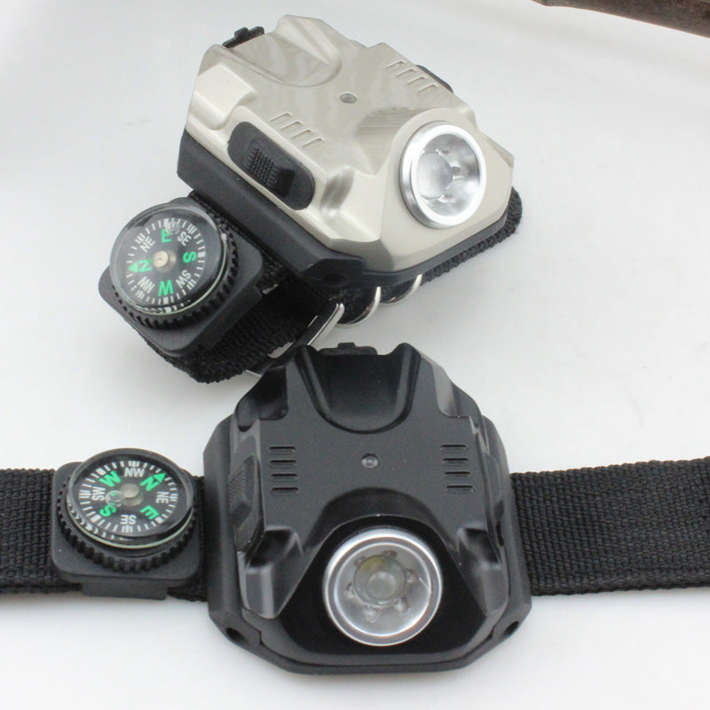 Outdoor LED Rechargeable Wrist Watch Light