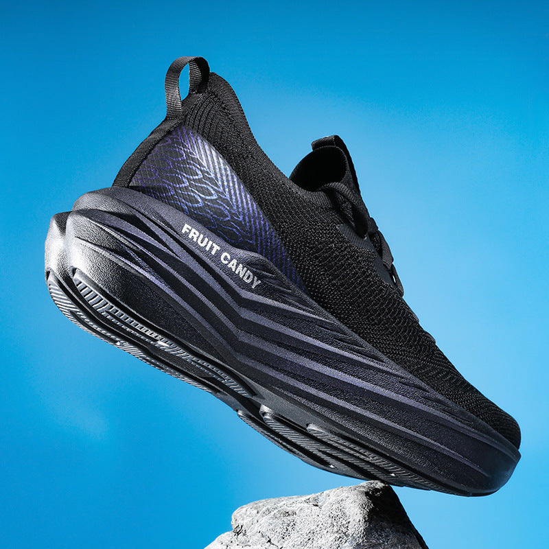 Summer Road Running Shoes Shock Absorption Breathable Mesh Surface